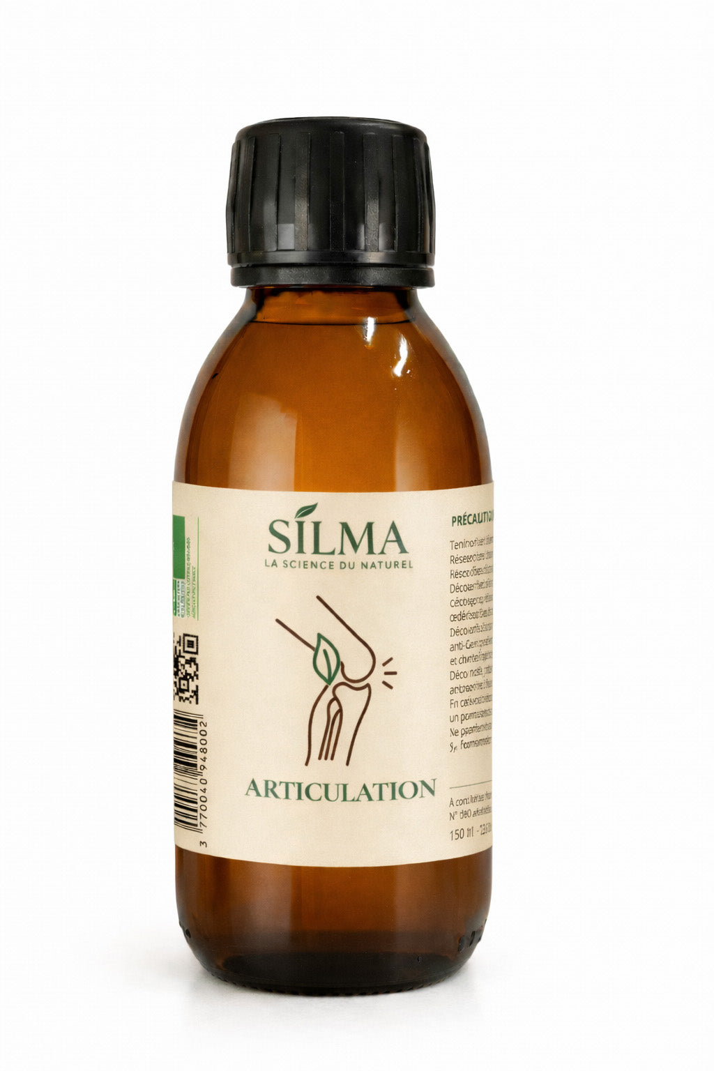 Flacon de sirop Articulation SILMA 150 ml – formule naturelle à base de plantes et champignons