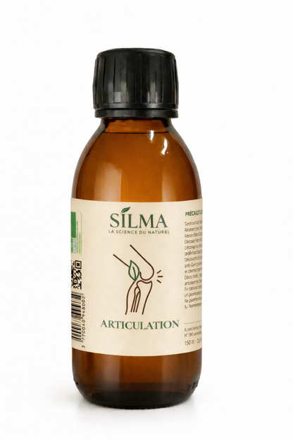 Flacon de sirop Articulation SILMA 150 ml – formule naturelle à base de plantes et champignons