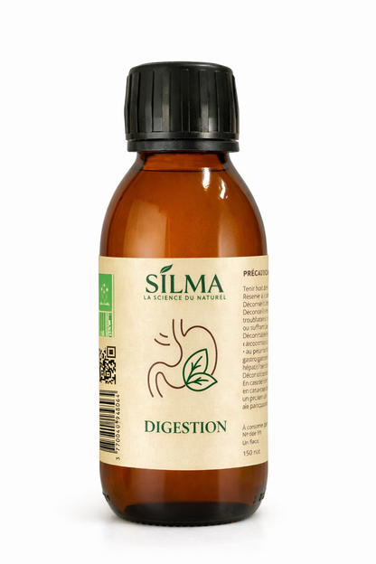 Flacon de sirop Digestion SILMA 150 ml – formule naturelle pour une digestion légère et un confort intestinal quotidien