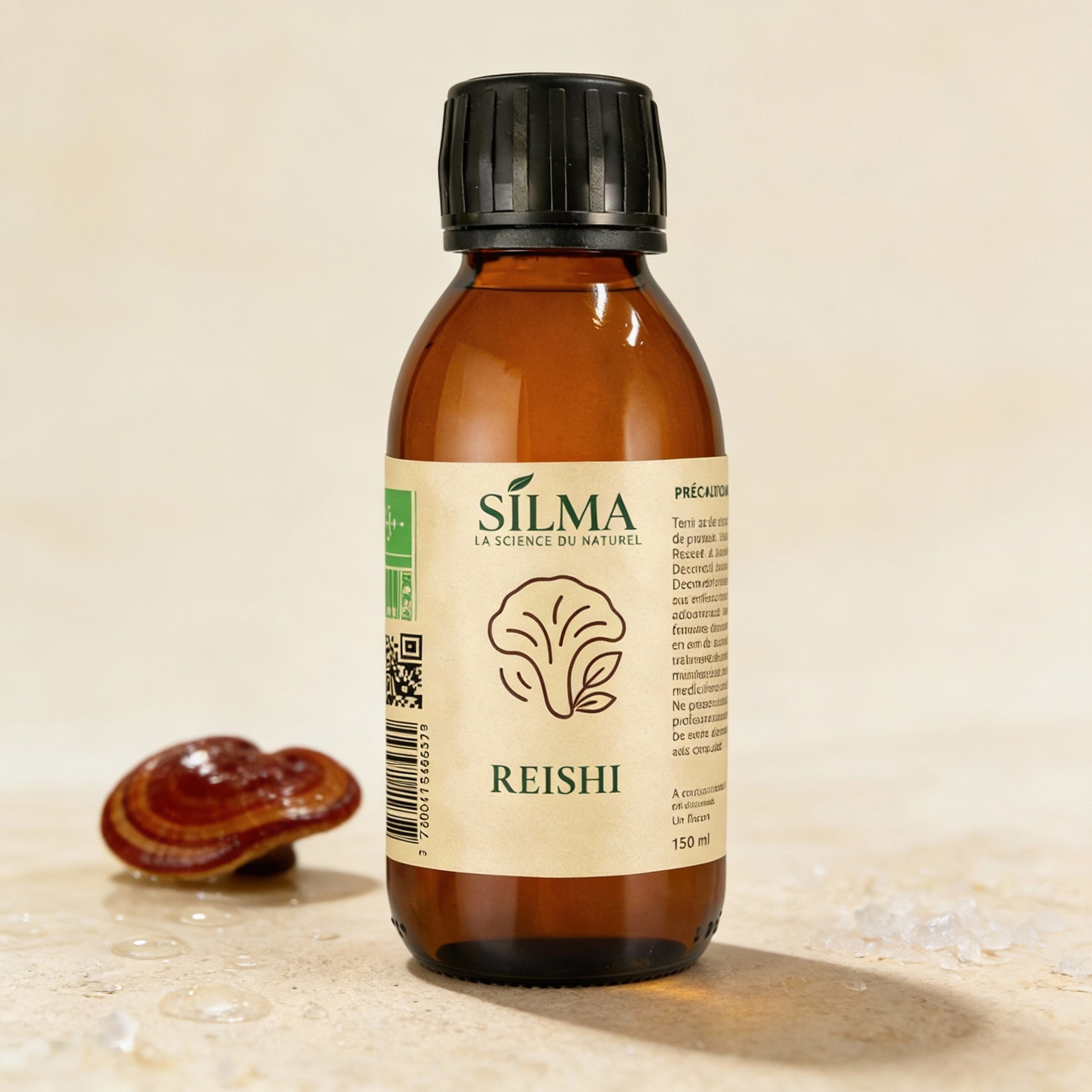 Sirop Reishi SILMA – complément alimentaire naturel pour la relaxation, la longévité et l’équilibre nerveux
