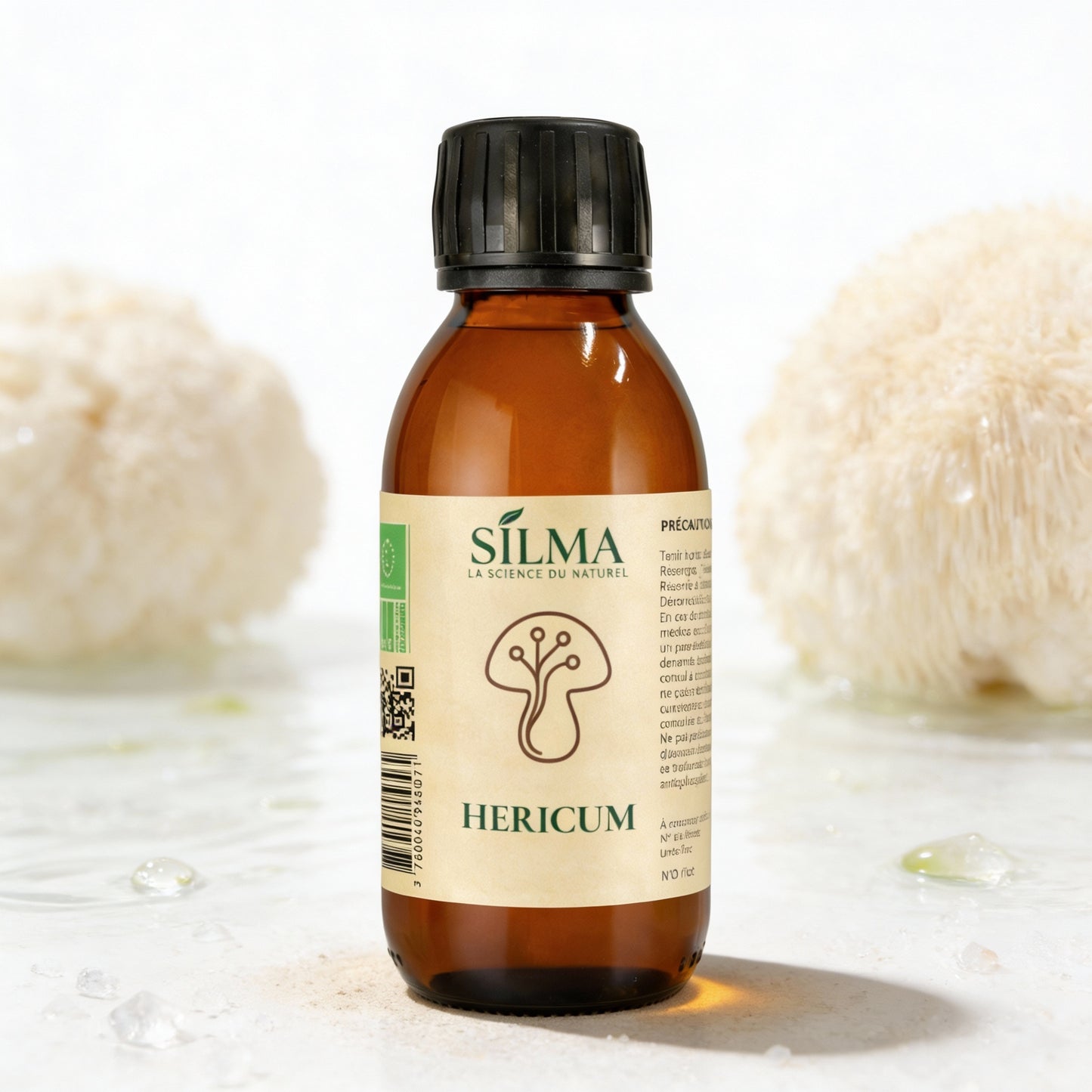 Sirop Hericium SILMA – complément alimentaire pour la mémoire, la concentration et la clarté mentale